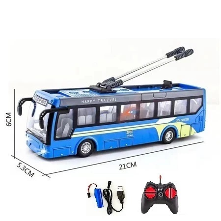 promo terbaru mainan mobil rc city bus / remote control bus kota / bus travel remote control skala