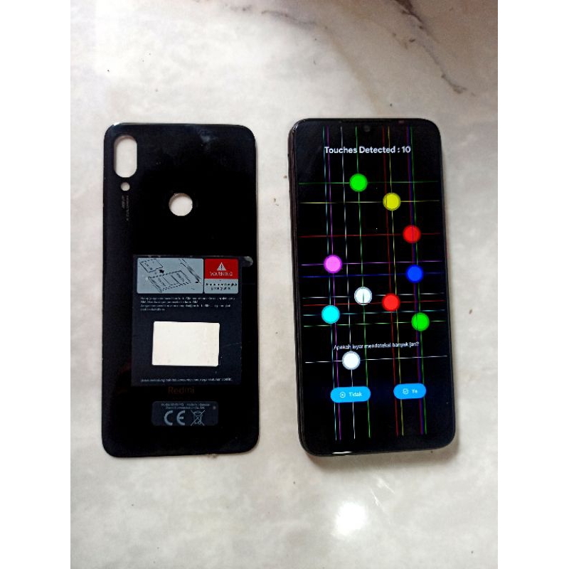 lcd copotan xiaomi redmi note 7 original tested