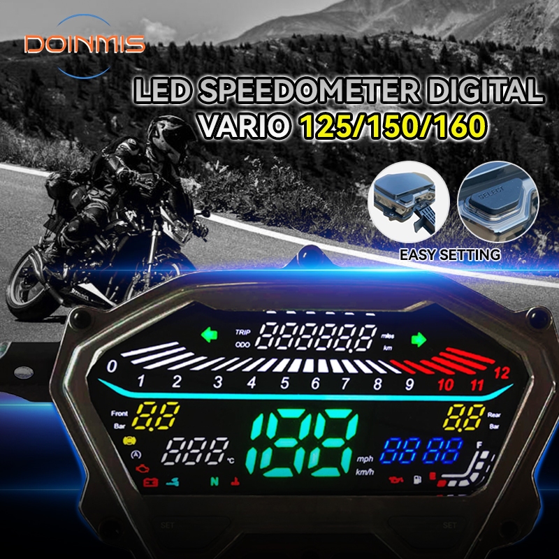Kelgoo - Led Speedometer Digital Vario 125 Vario 150 Vario 160 Click 150 Pengukur Tampilan Digital