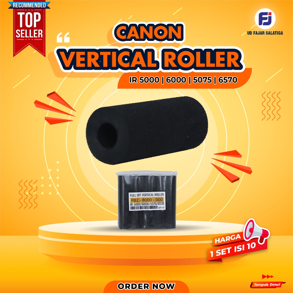 KARET VERTIKAL ROLLER PULL OFF CANON IR 5000 6570 HITAM