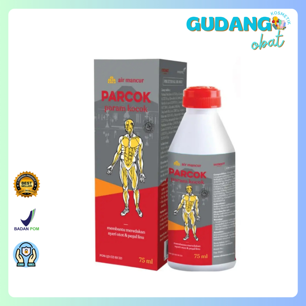 Param Kocok 75 Ml - Parem Kocok-Minyak Urut-Minyak Gosok Salah Urat-Keseleo-Bengkak-Jatuh Memar