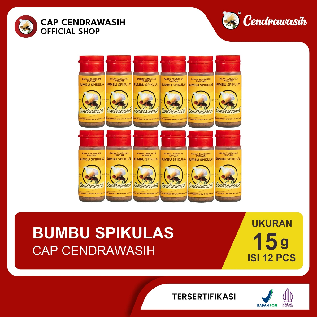 

Cap Cendrawasih Bumbu Spikulas 8gr