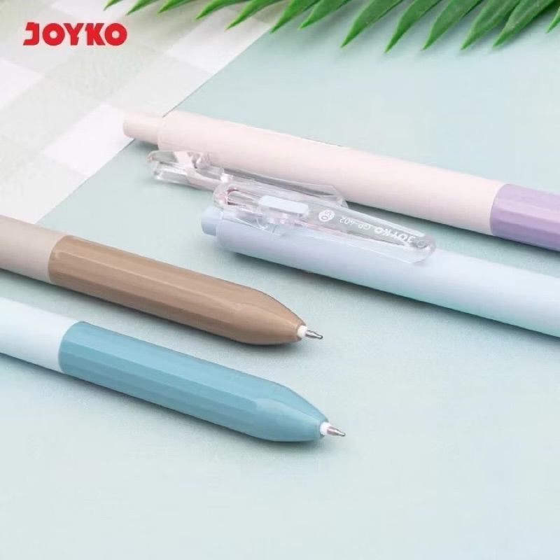 

1pcs Bolpen Ballpoint Gel Pen Pulpen Pena Joyko GP-402 0.5 mm