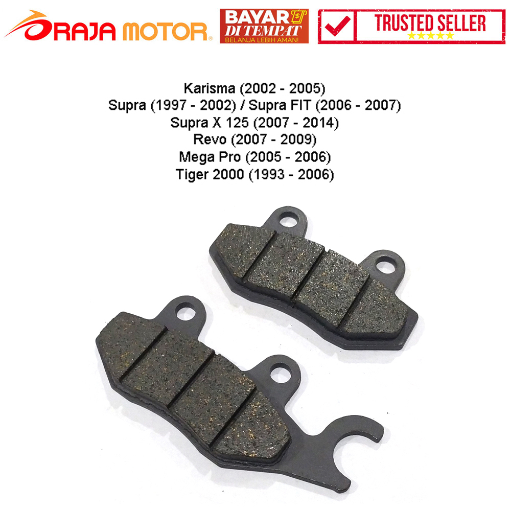 COD READY - Kampas Rem Depan Cakram Honda Karisma, Mega Pro, Revo, Supra Fit, Supra X 125, Tiger Dis