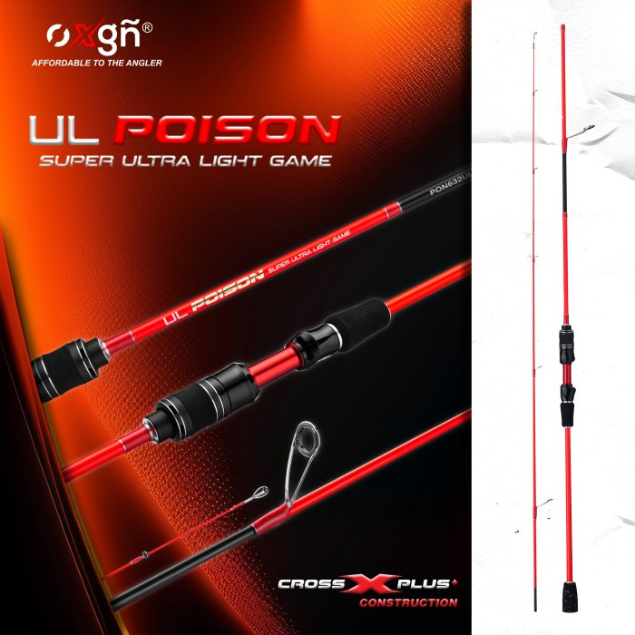 Oxgn UL Posion 602 632 2-6lb Dan 2-8lb Joran Spinning Super Ultralight Carbon Solid