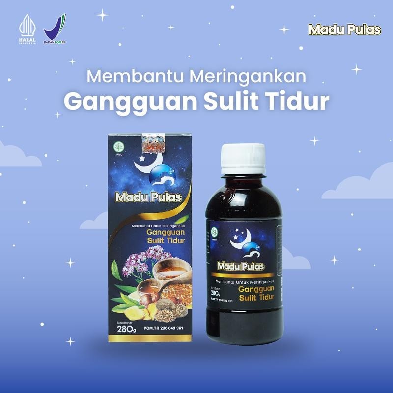 

Madu Pulas Atasi Masalah Susah Tidur Insomnia Susah Sulit Tidur 280gr Original