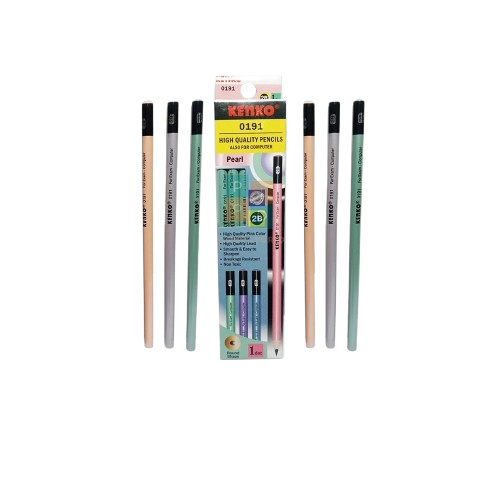 

KENKO Pensil Ujian Pencil 2B 0191 (PEARL) - Lusin