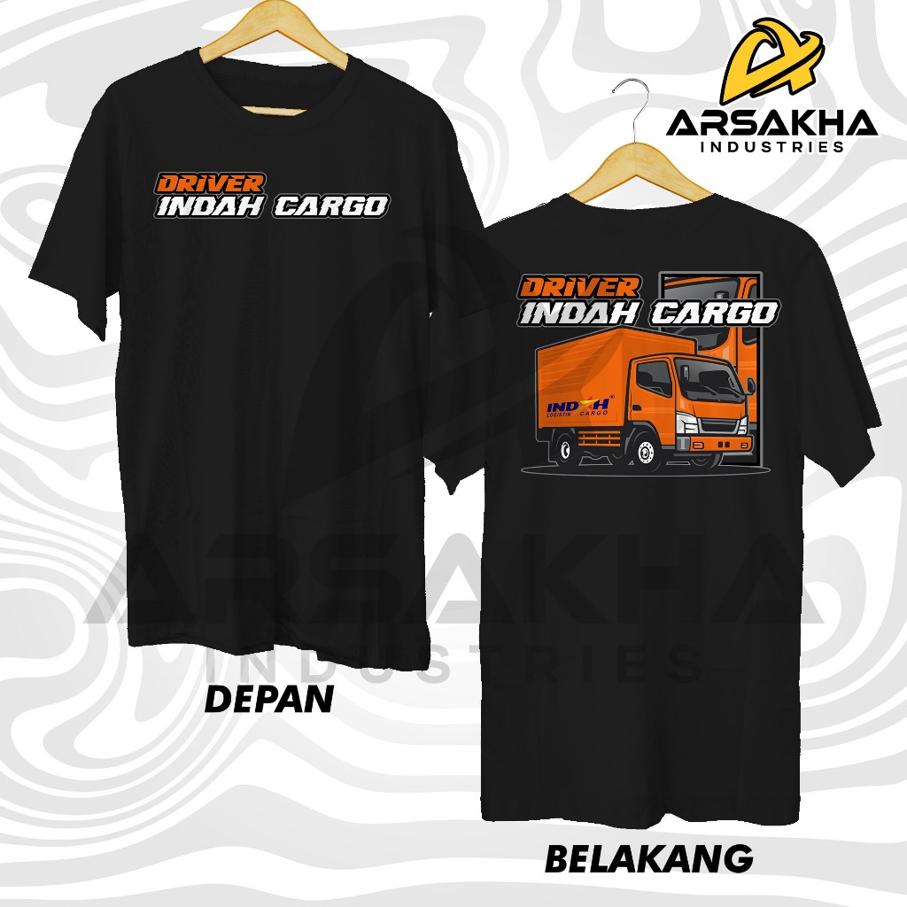 Kaos Driver Truk Ekspedisi Indah Cargo Terbaru Baju Distro by Arsakha Industries