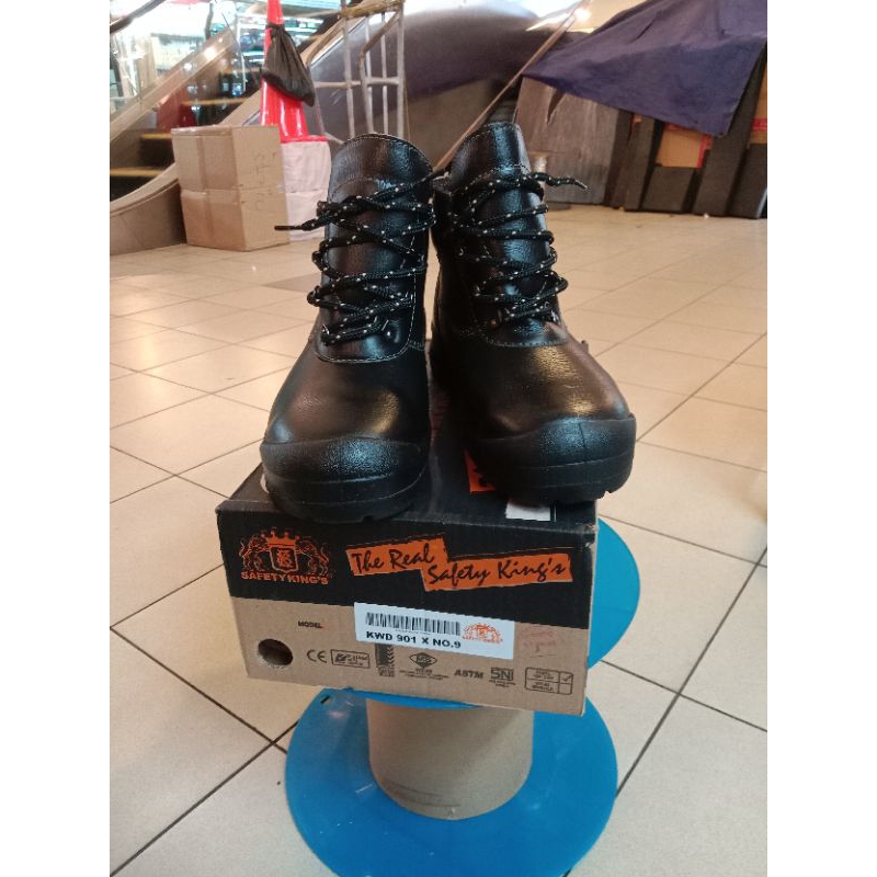 Sepatu Safety Safety King Kwd 901X Original Sepatu Kerja Sefty Pria Kulit Asli