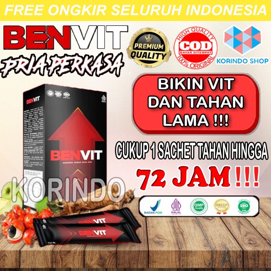 

BENVIT Suplemen Herbal Pria Lama Aman dan Halal BPOM - 1 sachet