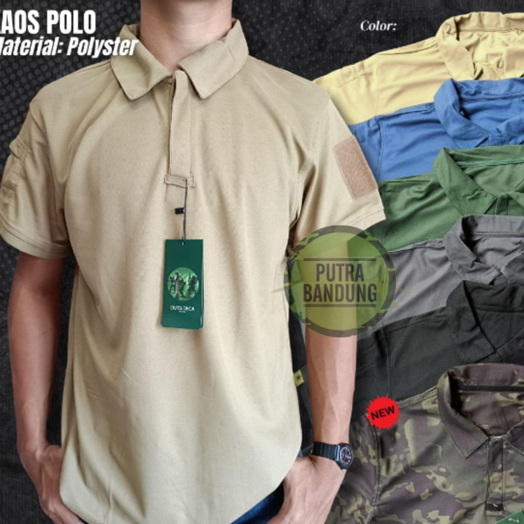 Quality Kaos Tactical Baju Polo Tactical Pria / Kaos polo Tactical Military / Kaos Tactical kerah Ge