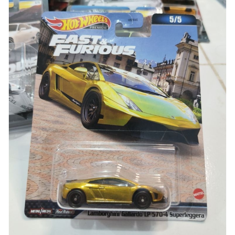 Hot Wheels Fast and Furious Premium Lamborghini Gallardo (Gold)