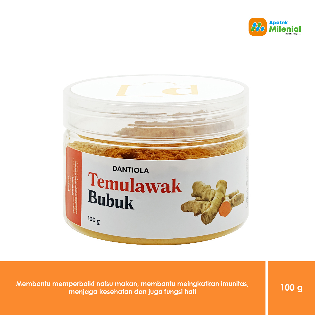 

Dantiola Temulawak Bubuk Kemasan 100 Gram