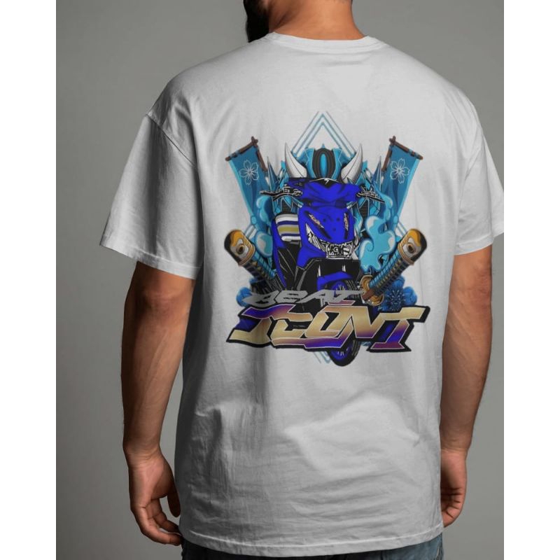 Kaos Honda Beat icon kaos beat icon beat karbu kaos beat karbu tshirt Honda Racing kaos motor beat