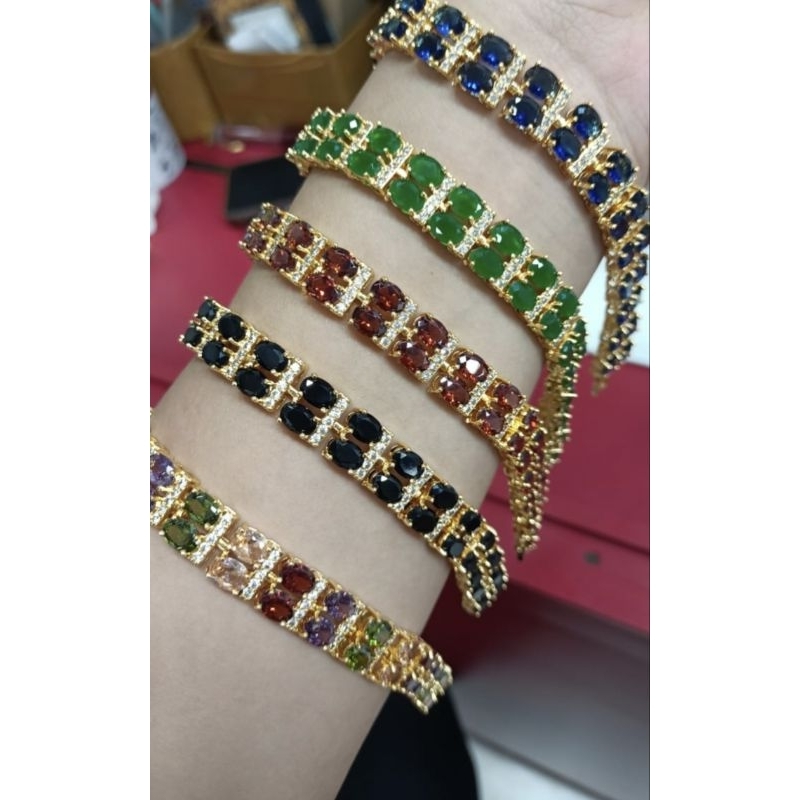 Gelang Batu Warna Warni
