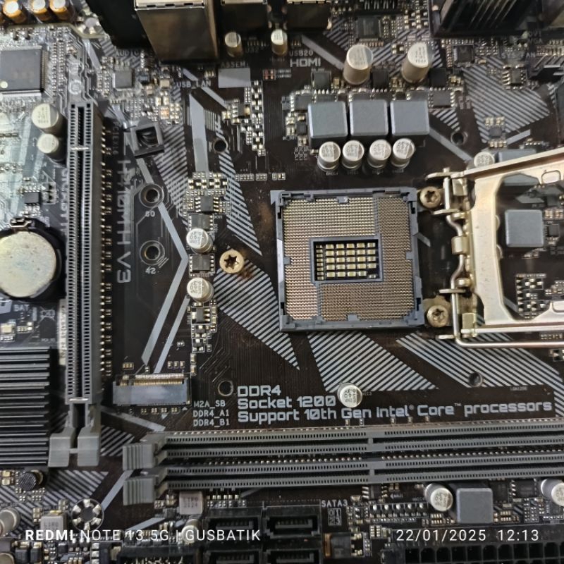 Mainboard motherboard Gigabyte H410M H V3 socket 1200 intel generasi 10