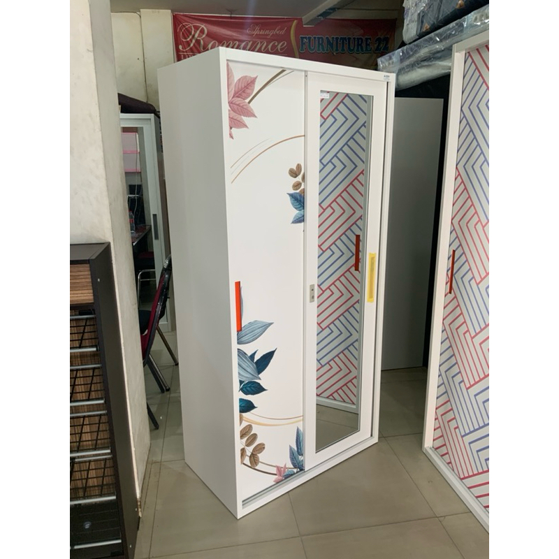 Promo Free Ongkir✅✅ Lemari Besi 2 Pintu Avery Sliding 120x50x185cm