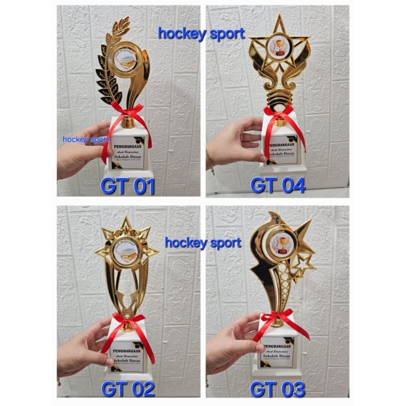 Trophy Grosir Murah Piala Costum Tulisan 1 PIALA Trophy Mini ( TL )