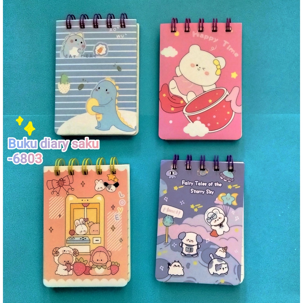 

MINI NOTE BOOK - BUKU MEMO KECIL - BUKU DIARY KECIL A7