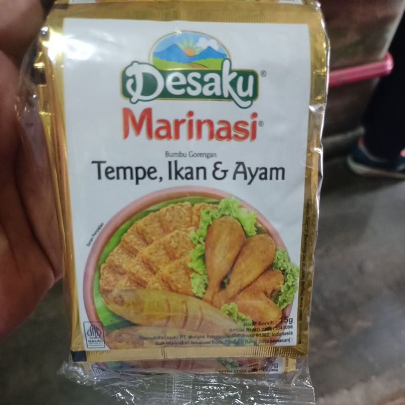 

Desaku Marinasi Tempe Ikan & Ayam Bumbu Goreng