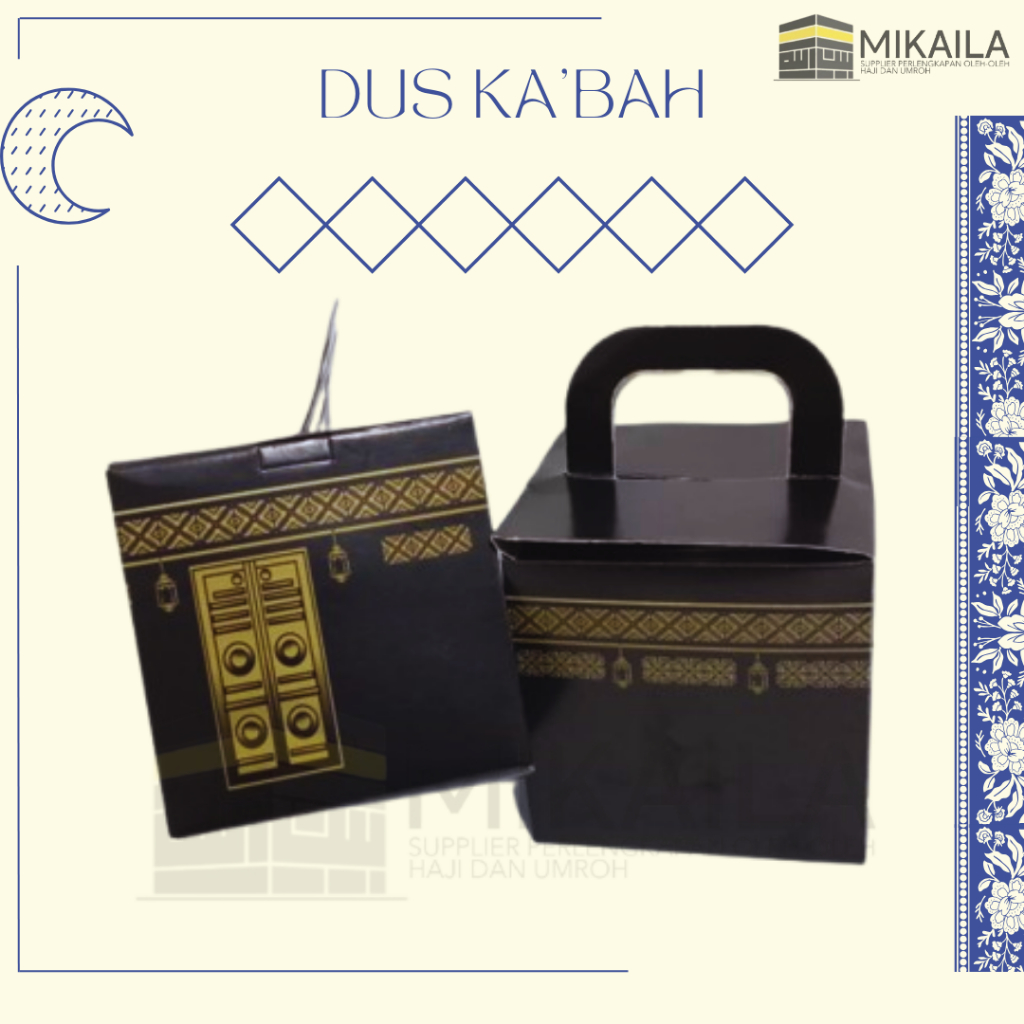 

Dus Kemasan Bentuk Ka'bah Untuk Oleh - Oleh Haji & Umroh