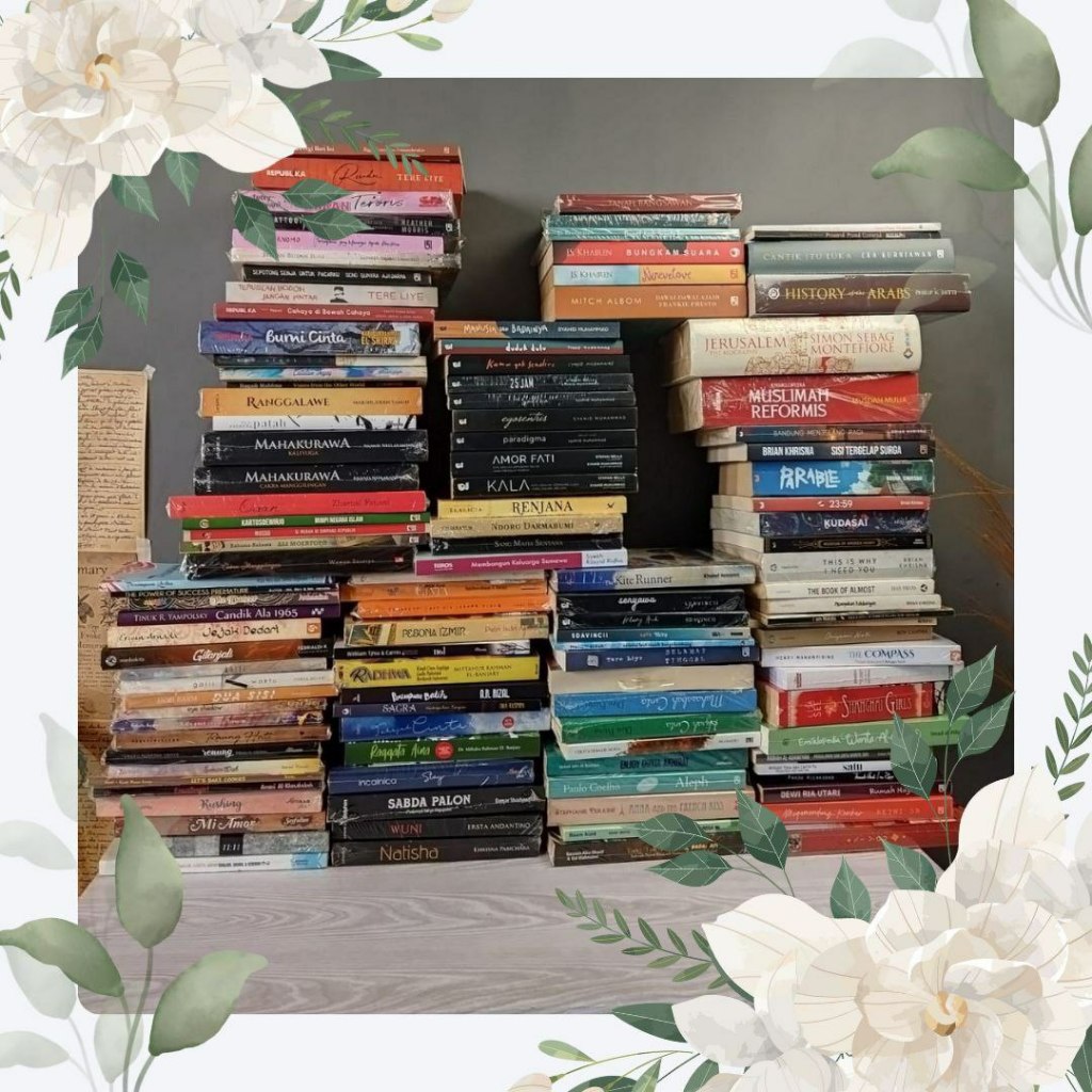 JUAL BUKU FIKSI/NOVEL ORIGINAL DAN NON FIKSI ORIGINAL PART 1 SEGEL/PRELOVED