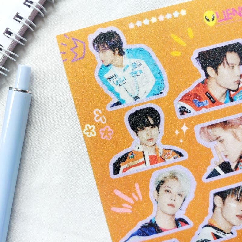 

NCT 127 STICKER GLITTER DECORATION A6