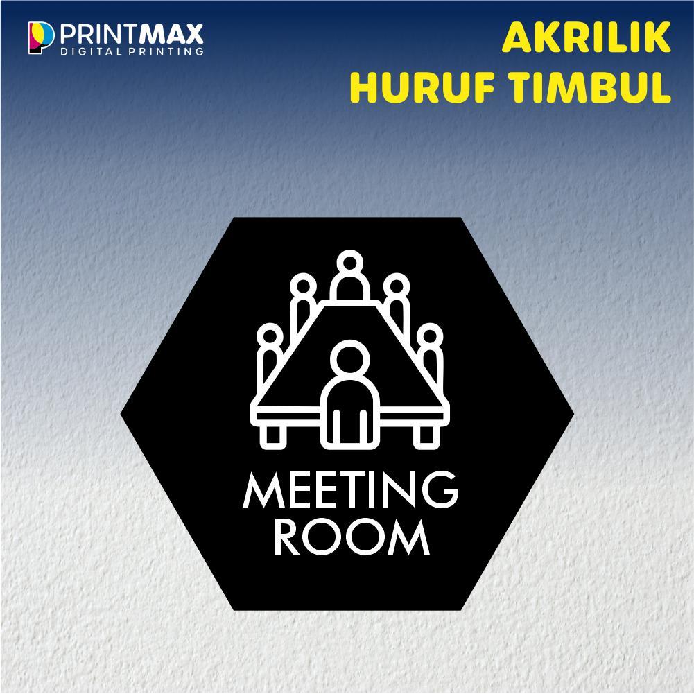 

Sign Board Akrilik "Meeting Room