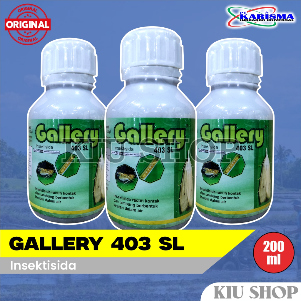 Grosir / GALLERY 403 SL - 200ml / Insektisida Wereng Coklat & Penggerek Batang Padi / Dimehipo