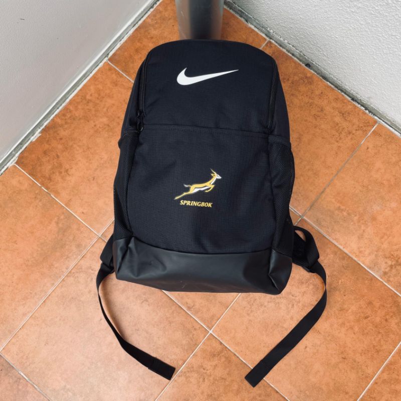 Tas Ransel , Nike Brasilia x Springbok Training Backpack Medium 24L Black 100%Original