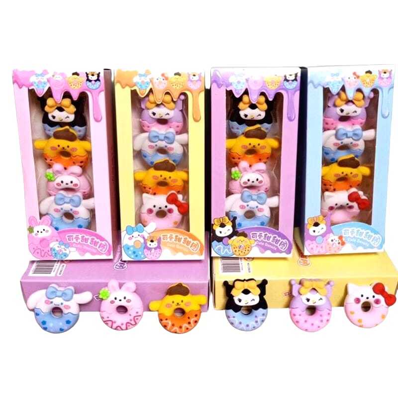 

Penghapus 4 Pcs SANRIO / Sweet Eraser Anak Sekolah Karakter 4pcs / Penghapus SANRIO Kuromi Purin Cinnamoroll Lucu Unik