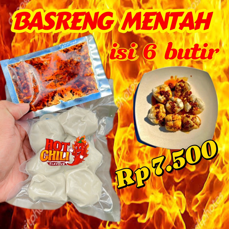 

(PAKET 3 BUNGKUS) BASRENG MENTAH CHILI OIL BY MAFIA_BASRENG