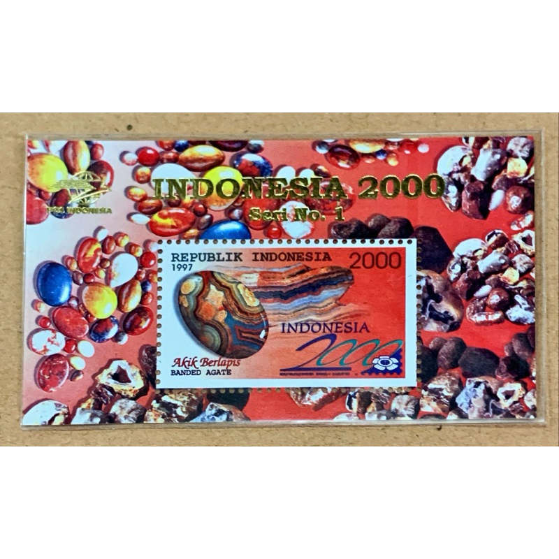 

PRANGKO INDONESIA 1997 SS BATU MULIA SERI - 1 MNH.