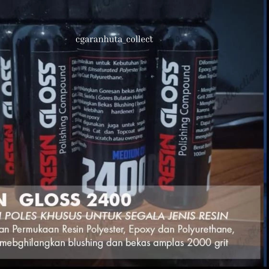 RESIN GLOSS Kompon Poles Resin 100 ML