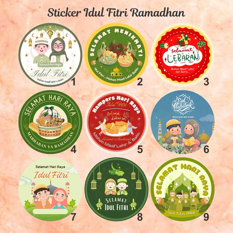 

STICKER IDUL FITRI RAMADHAN LEBARAN PUASA EID HARI RAYA 042