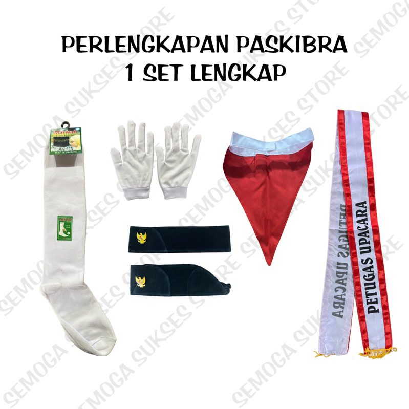 

Perlengkapan Paskibra 1 Set Lengkap