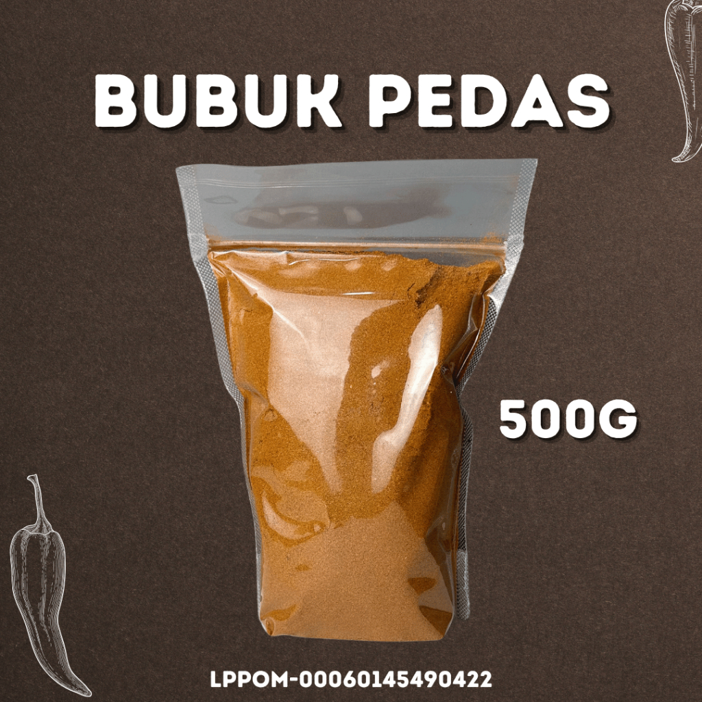 

Bubuk Pedas 500 GR Kualitas Premium