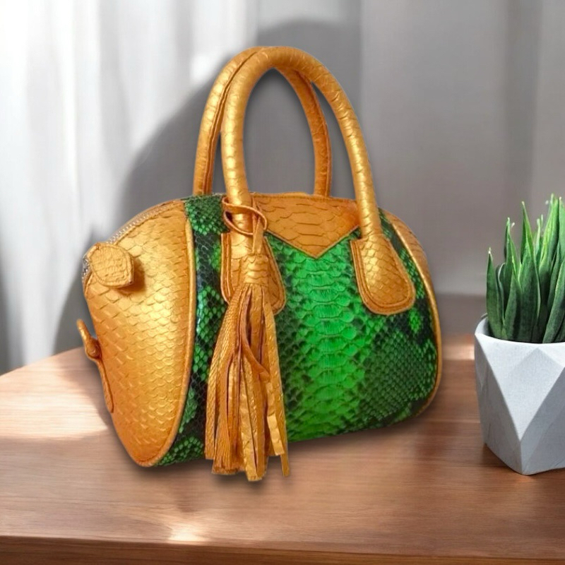 Tas Kulit Ular Piton Asli Wanita TAS GIVEN KULIT ULAR ASLI