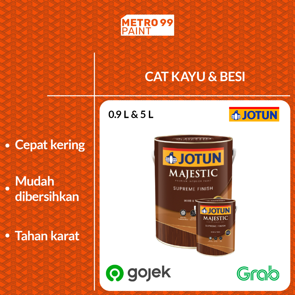 Cat Besi dan Kayu Jotun Majestic Supreme Finish 1 Liter