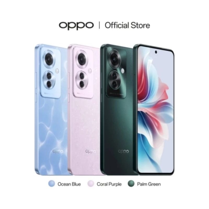 HP OPPO RENO 11F RAM 8/256GB - GRS RESMI OPPO INDONESIA