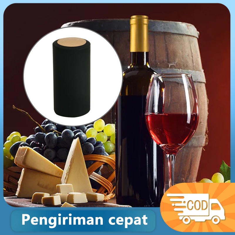 Plastik segel tutup botol wine kaca plastik shrink sealer shrink film wine