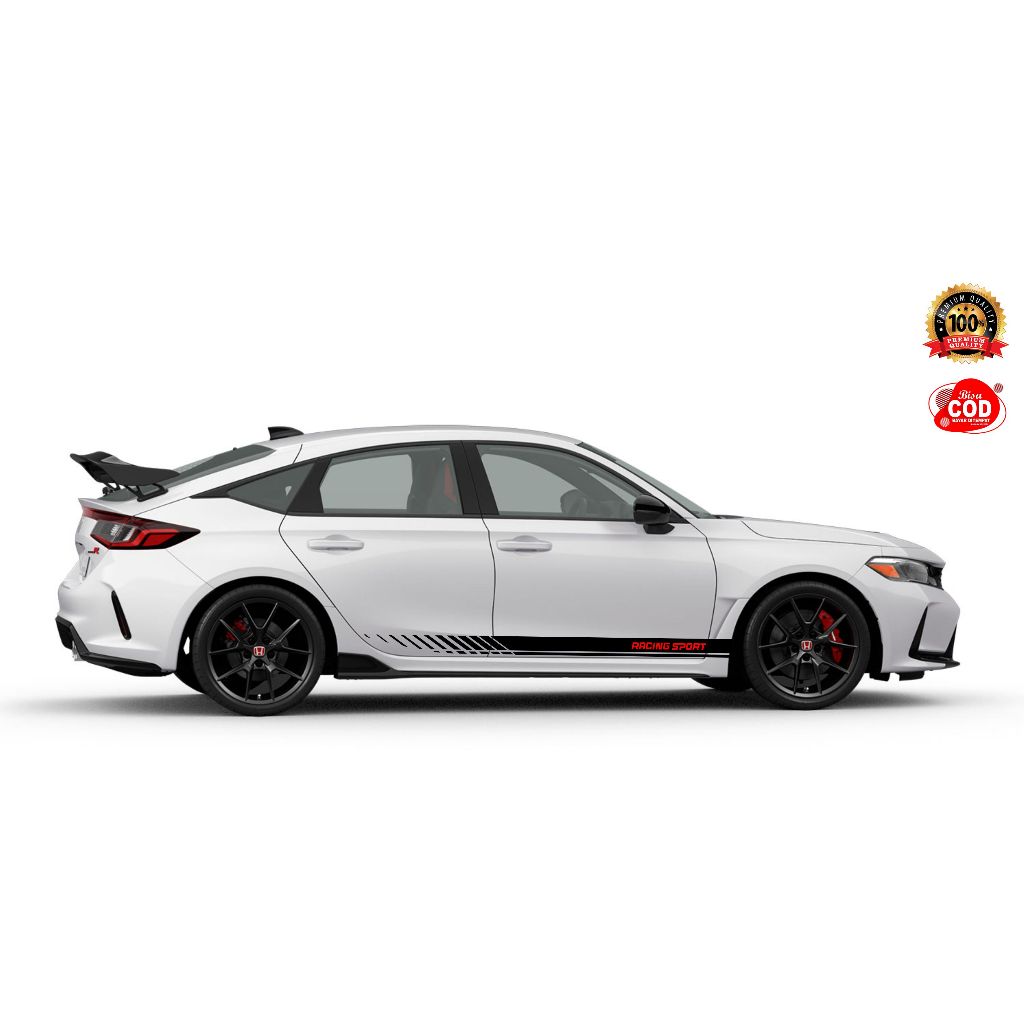 Stiker Mobil Sedan Variasi Simple Cutting Sticker Aksesoris Samping Mobil Sedan Terbaru