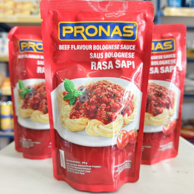 

Pronas Saus Spaghetti Sapi 315Gr / Beef Spaghetty Sauce Pronas 315Gr / Saus Spageti Sapi