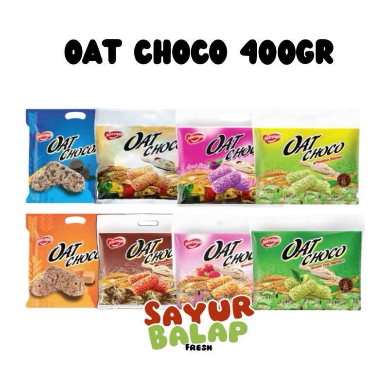 

Naraya Oat Choco 400gr Aneka Rasa isi 40pcs Oat Choco Coklat Oat Choco Putih Vanilla