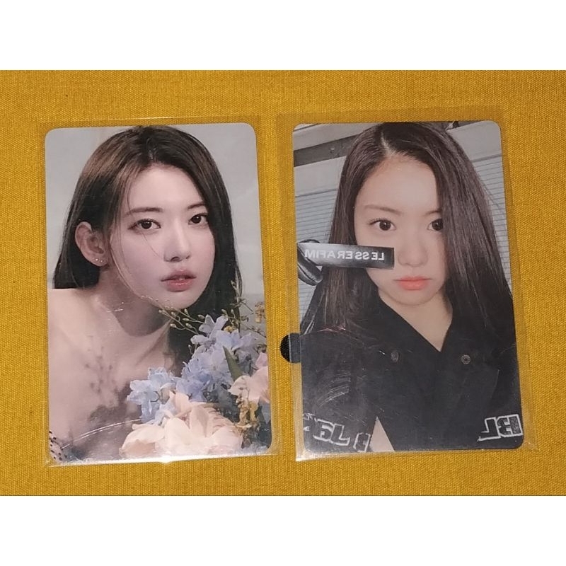 Photocard Official LE SSERAFIM SAKURA,KIM GARAM *ex