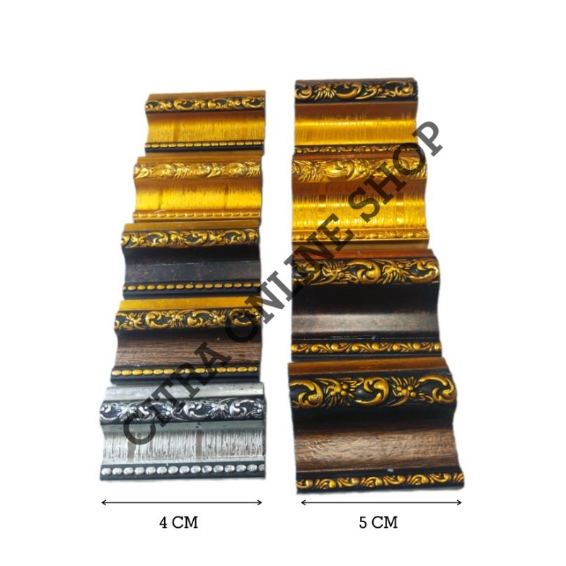 LIST PIGURA PVC/LIST PIGURA BINGKAI FOTO/LIST PIGURA LEBAR 5.5CM/LIST PIGURA BESAR