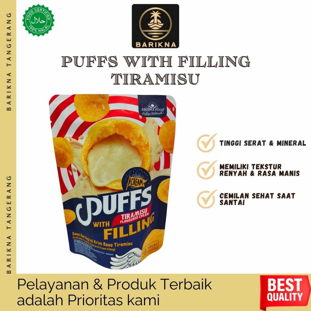 

PUFFS WITH FILLING TIRAMISU