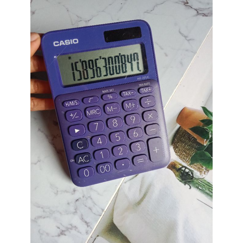 

kalkulator casio 12 digit second