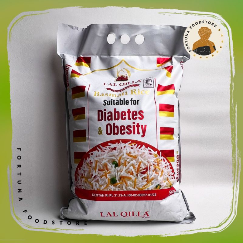 

Lal Qilla Basmati Rice Beras Diabetes Obesitas 5kg