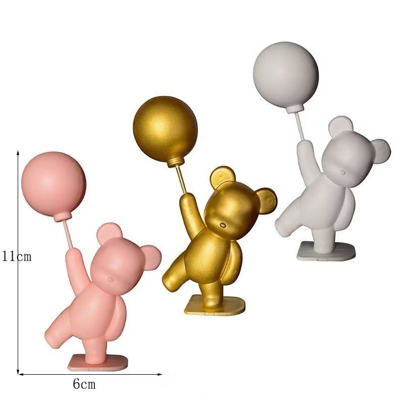 { Omg } Pajangan Kue Ulang Tahun Beruang Balon Pajangan Bear Balon / Hiasan Kue Ultah Bear Beruang /